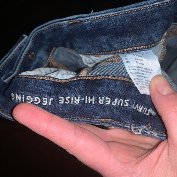 American Eagle curvy super hi-rise high rise normcore jeggings - Picture 3 of 6